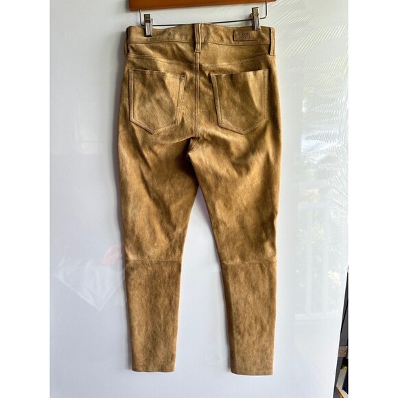 NWT $1298 POLO RALPH LAUREN WOMEN'S LEATHER Pants sz 4 100% COW LEATHER - Picture 10 of 15